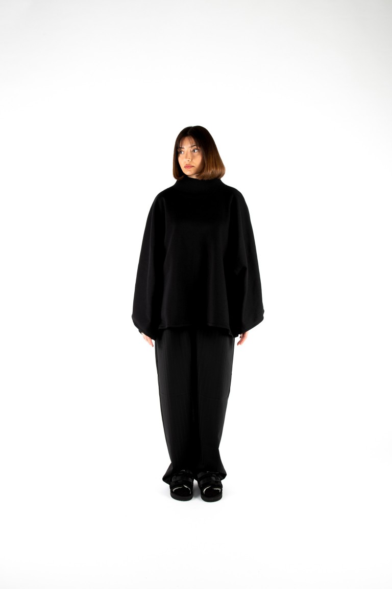 CEM VAN KAY | turtleneck kimono sweater