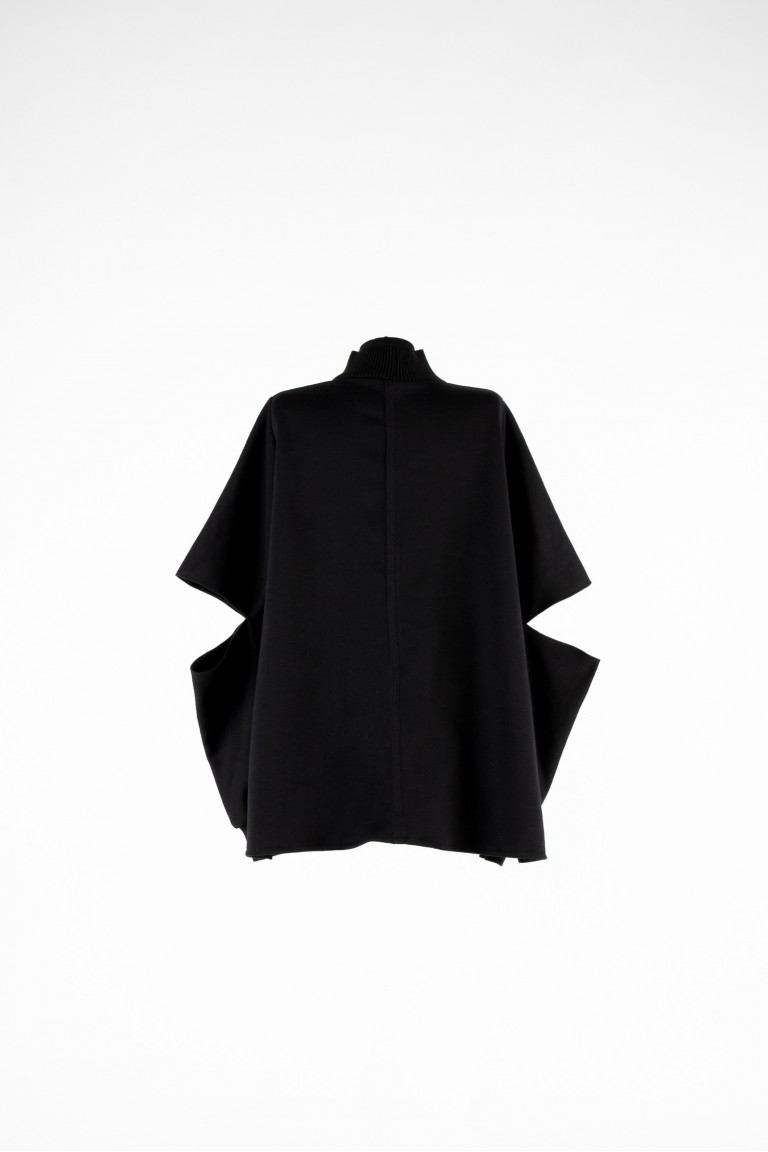 CEM VAN KAY | cut-out asymmetrical turtleneck sweater