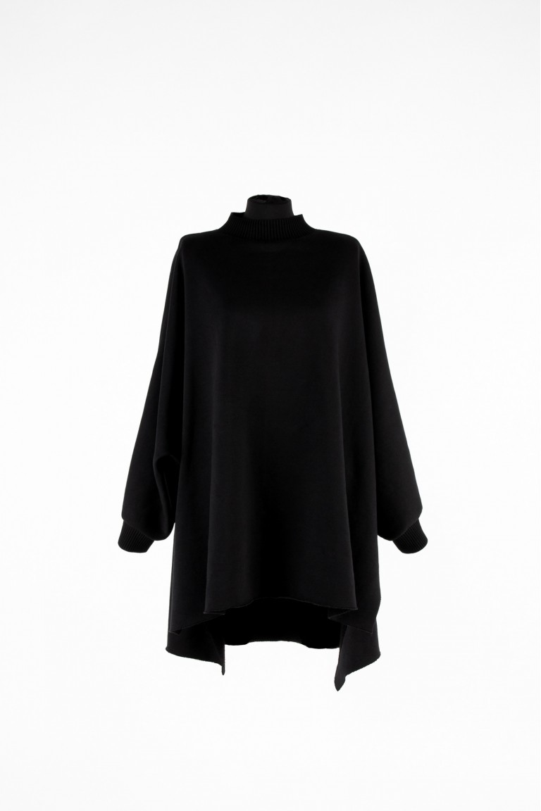 CEM VAN KAY | asymmetrical long turtleneck sweater