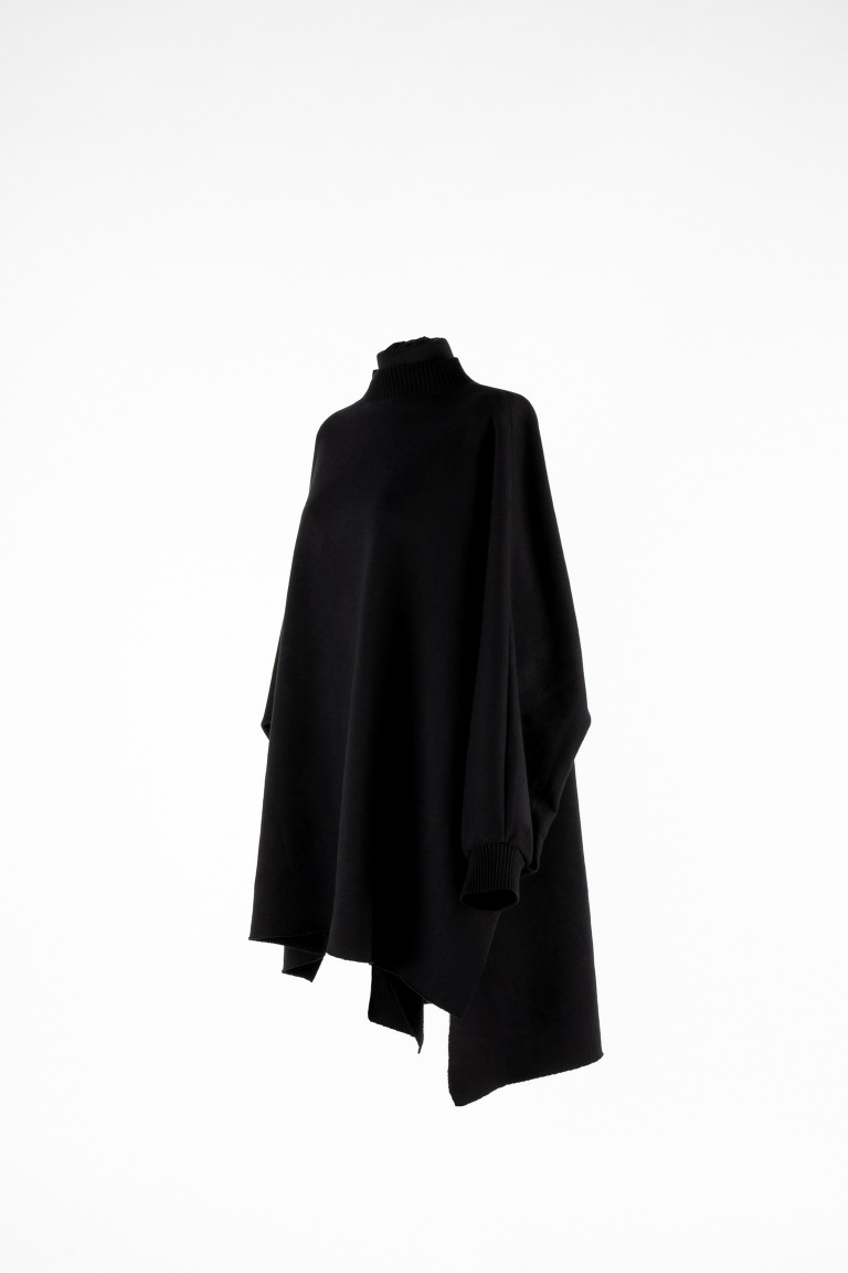 CEM VAN KAY | asymmetrical long turtleneck sweater