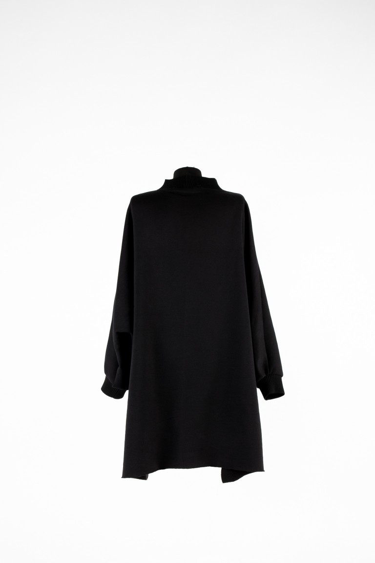 CEM VAN KAY | asymmetrical long turtleneck sweater