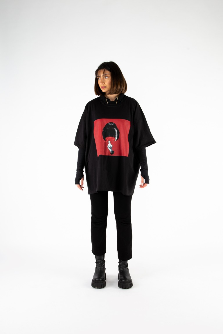 CEM VAN KAY | oversize tshirt red