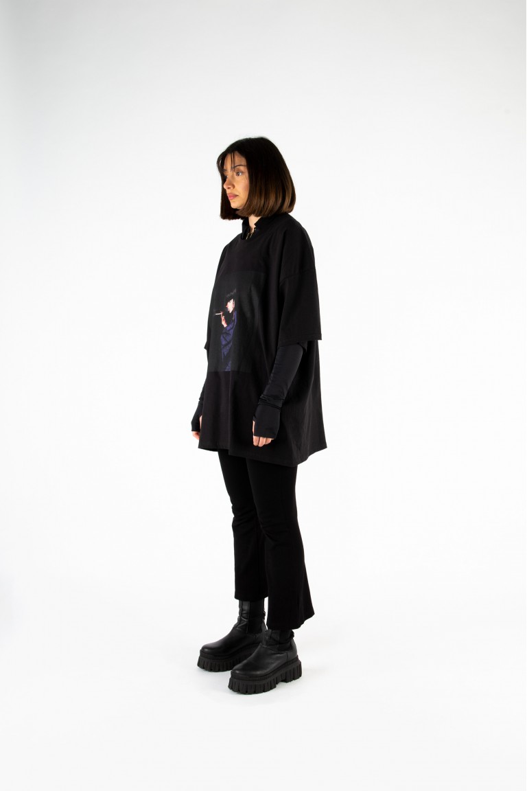 CEM VAN KAY | oversize tshirt black